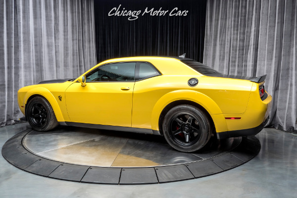 Used 2018 Dodge Challenger SRT Demon Coupe DEMON CRATE! RARE YELLOW JACKET EXTERIOR! ONLY 1,300 MILES! for sale Sold at Chicago Motor Cars in West Chicago IL 60185 3