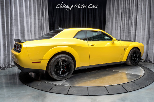 Used 2018 Dodge Challenger SRT Demon Coupe DEMON CRATE! RARE YELLOW JACKET EXTERIOR! ONLY 1,300 MILES! for sale Sold at Chicago Motor Cars in West Chicago IL 60185 5