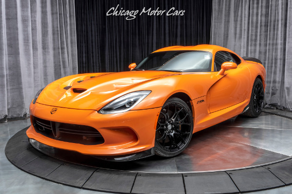 Used-2014-Dodge-SRT-Viper-TA-Coupe-1ST-ORANGE-VIPER-TA-PRODUCED-VIN--001-Only-10-Miles