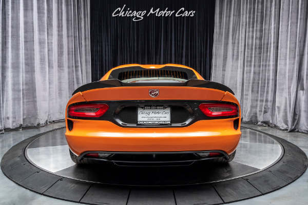 Used 2014 Dodge SRT Viper T/A Coupe 1ST ORANGE VIPER T/A PRODUCED! VIN #001! Only 10 Miles! for sale Sold at Chicago Motor Cars in West Chicago IL 60185 4