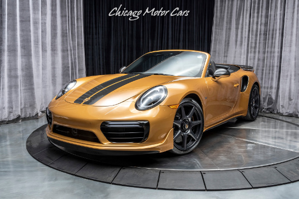 Used 2019 Porsche 911 Turbo S Exclusive Convertible $300+ MSRP Carbon Fiber Wheels RARE 1 of 200! for sale Sold at Chicago Motor Cars in West Chicago IL 60185 2