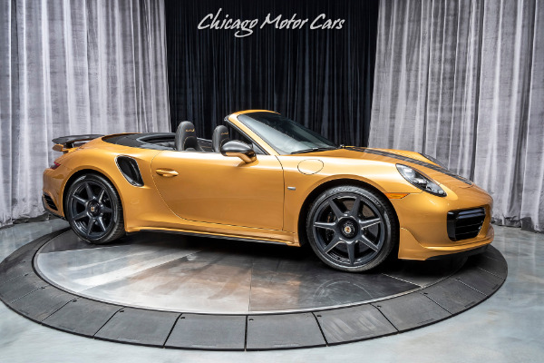 Used 2019 Porsche 911 Turbo S Exclusive Convertible $300+ MSRP Carbon Fiber Wheels RARE 1 of 200! for sale Sold at Chicago Motor Cars in West Chicago IL 60185 6
