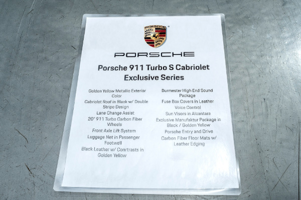 Used-2019-Porsche-911-Turbo-S-Exclusive-Convertible-300-MSRP-Carbon-Fiber-Wheels-RARE-1-of-200