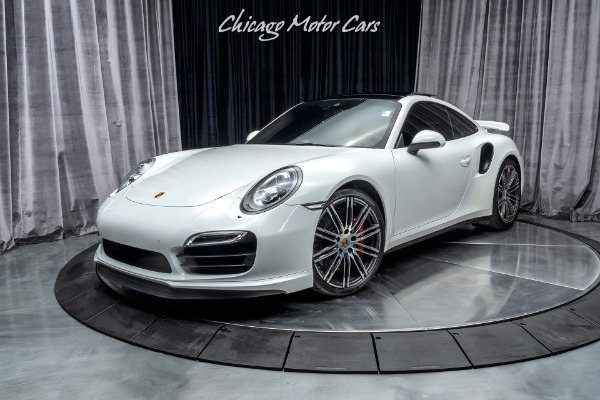 Used 2015 Porsche 911 Turbo Coupe MSRP $170k+ SPORT CHRONO PACKAGE! PREMIUM PACKAGE PLUS! for sale Sold at Chicago Motor Cars in West Chicago IL 60185 2