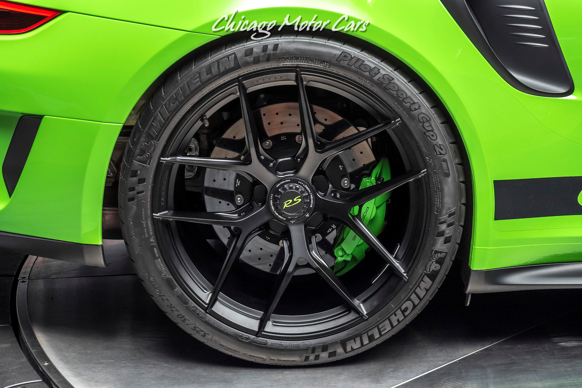 Used-2019-Porsche-911-GT3-RS-Axle-Lift-PCCBs-Carbon-Fiber-Lightweight-Buckets-Lizzard-Green