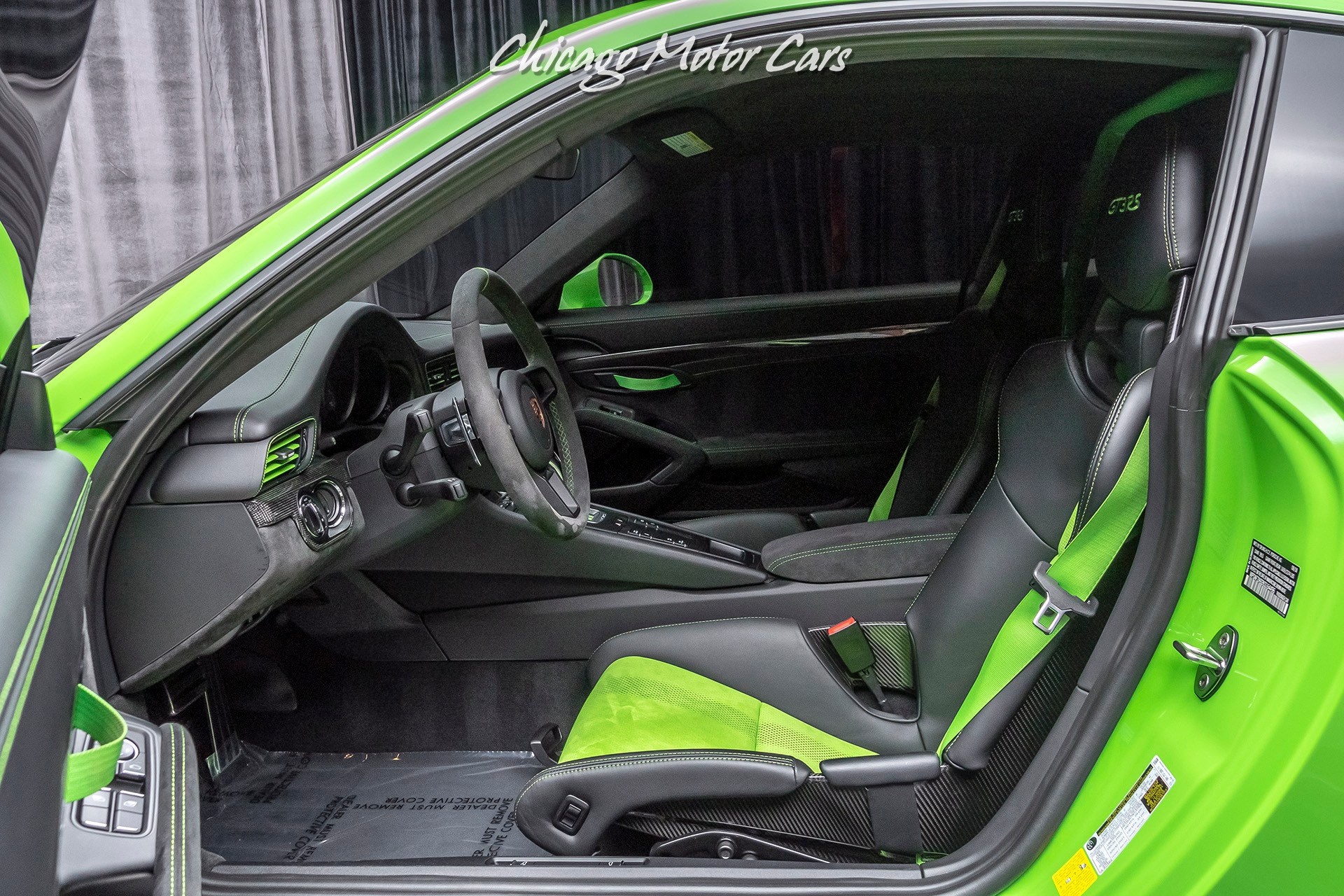 Used-2019-Porsche-911-GT3-RS-Axle-Lift-PCCBs-Carbon-Fiber-Lightweight-Buckets-Lizzard-Green