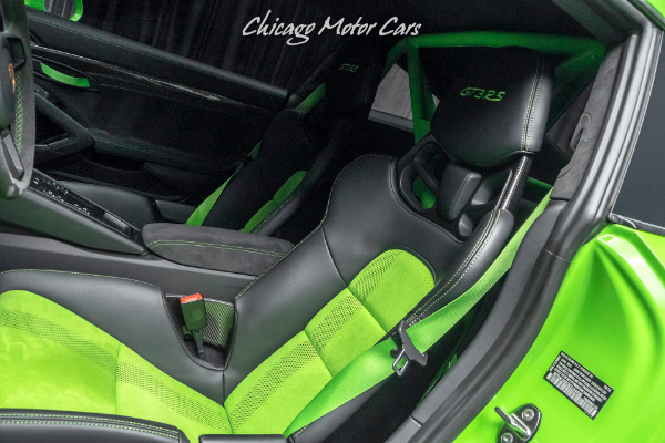 Used-2019-Porsche-911-GT3-RS-Axle-Lift-PCCBs-Carbon-Fiber-Lightweight-Buckets-Lizzard-Green