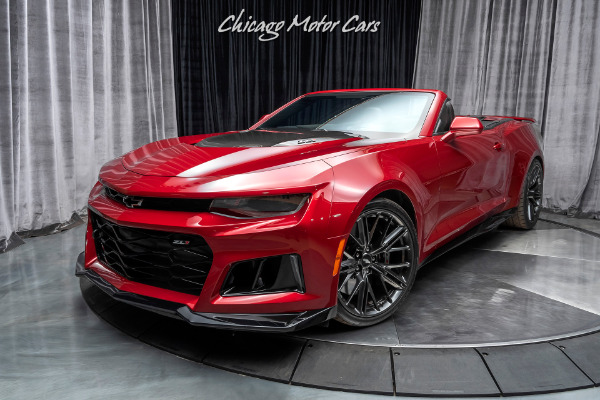 Used 2018 Chevrolet Camaro ZL1 Convertible 10 SPEED AUTOMATIC-NAV-CARBON FIBER for sale Sold at Chicago Motor Cars in West Chicago IL 60185 2