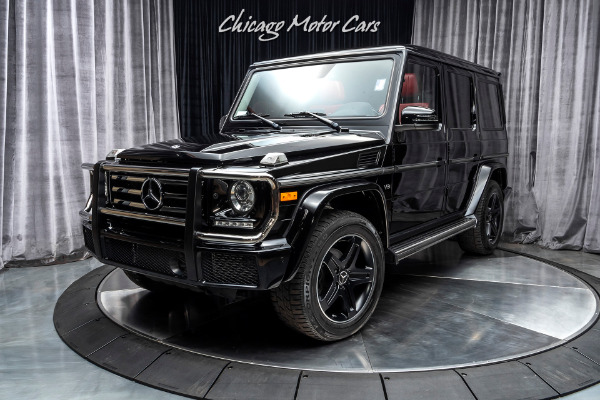 Used 2017 Mercedes-Benz G550 4Matic SUV MSRP $125,775+ designo Classic Red Nappa Leather! for sale Sold at Chicago Motor Cars in West Chicago IL 60185 2