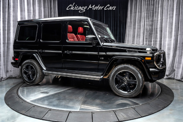 Used 2017 Mercedes-Benz G550 4Matic SUV MSRP $125,775+ designo Classic Red Nappa Leather! for sale Sold at Chicago Motor Cars in West Chicago IL 60185 6