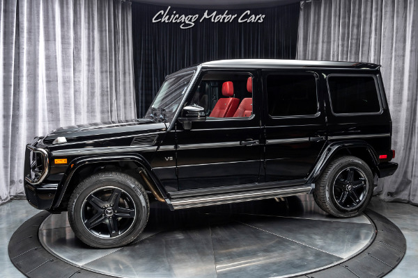 Used 2017 Mercedes-Benz G550 4Matic SUV MSRP $125,775+ designo Classic Red Nappa Leather! for sale Sold at Chicago Motor Cars in West Chicago IL 60185 1