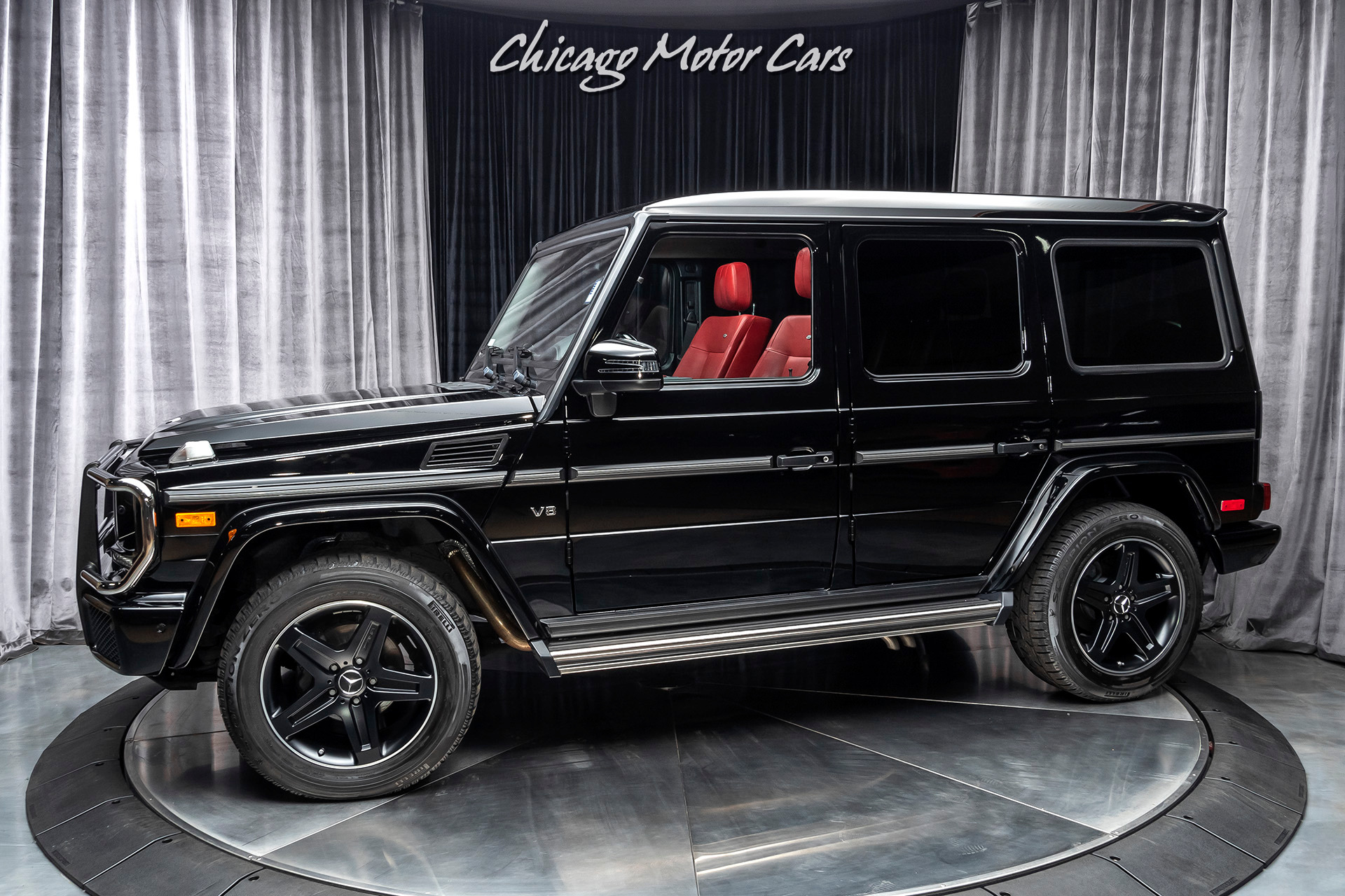 Used 2017 Mercedes-Benz G550 4Matic SUV MSRP $125,775+ designo Classic Red Nappa Leather! for sale Sold at Chicago Motor Cars in West Chicago IL 60185 1