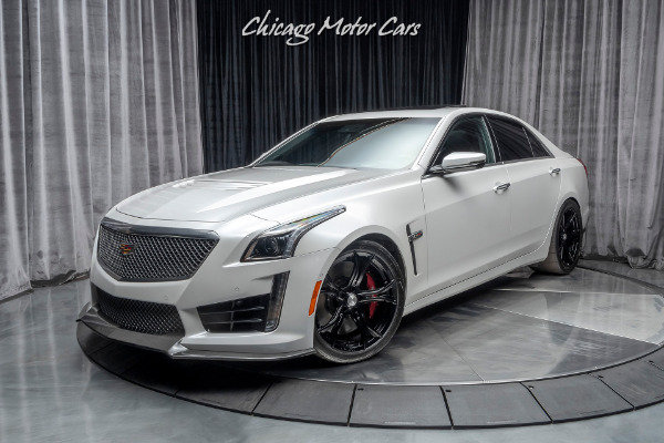 Used 2018 Cadillac CTS-V Sedan 881 RWHP! $25K+ IN UPGRADES! RECARO RACING SEATS+ LUXURY PACKAGE! for sale Sold at Chicago Motor Cars in West Chicago IL 60185 2