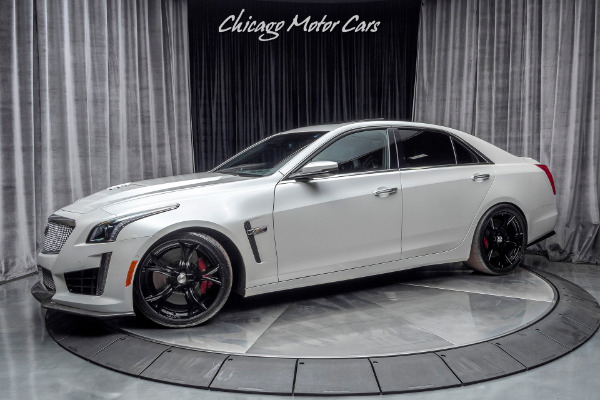 Used 2018 Cadillac CTS-V Sedan 881 RWHP! $25K+ IN UPGRADES! RECARO RACING SEATS+ LUXURY PACKAGE! for sale Sold at Chicago Motor Cars in West Chicago IL 60185 1