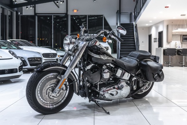 Used 2003 Harley-Davidson FXST SOFTAIL FATBOY 100TH ANNIVERSARY EDITION 1450CC! ONLY 3400 MILES! for sale Sold at Chicago Motor Cars in West Chicago IL 60185 2