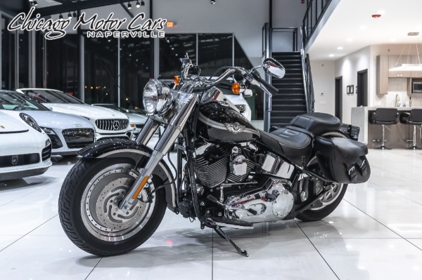 Used 2003 Harley-Davidson FXST SOFTAIL FATBOY 100TH ANNIVERSARY EDITION 1450CC! ONLY 3400 MILES! for sale Sold at Chicago Motor Cars in West Chicago IL 60185 1
