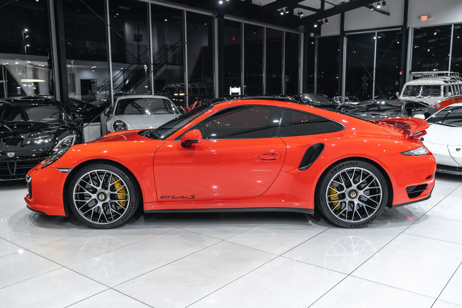 Used-2016-Porsche-911-Turbo-S-Coupe-MSRP-196685-Lava-Orange-Cobb-Tune-Soul-Exhaust