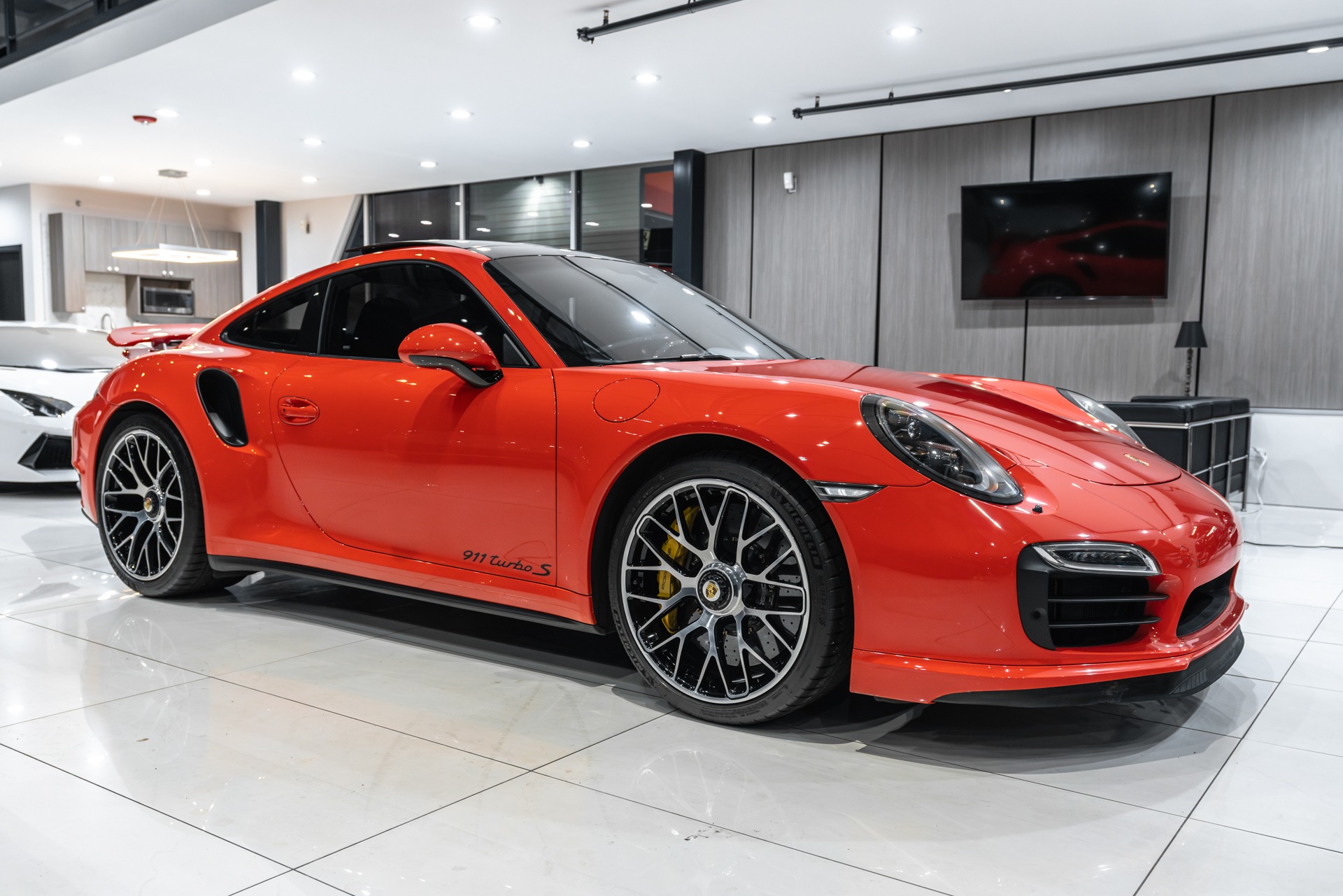 Used-2016-Porsche-911-Turbo-S-Coupe-MSRP-196685-Lava-Orange-Cobb-Tune-Soul-Exhaust