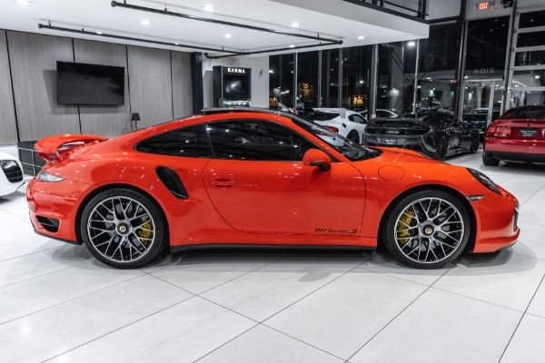 Used-2016-Porsche-911-Turbo-S-Coupe-MSRP-196685-Lava-Orange-Cobb-Tune-Soul-Exhaust