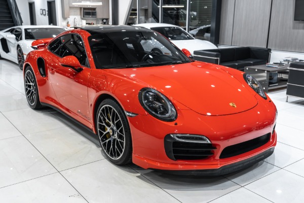 Used-2016-Porsche-911-Turbo-S-Coupe-MSRP-196685-Lava-Orange-Cobb-Tune-Soul-Exhaust