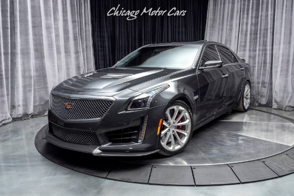 Used 2018 Cadillac CTS V Sedan Original MSRP $110K+ CARBON FIBER PACKAGE & RECARO RACING SEATS! for sale Sold at Chicago Motor Cars in West Chicago IL 60185 2