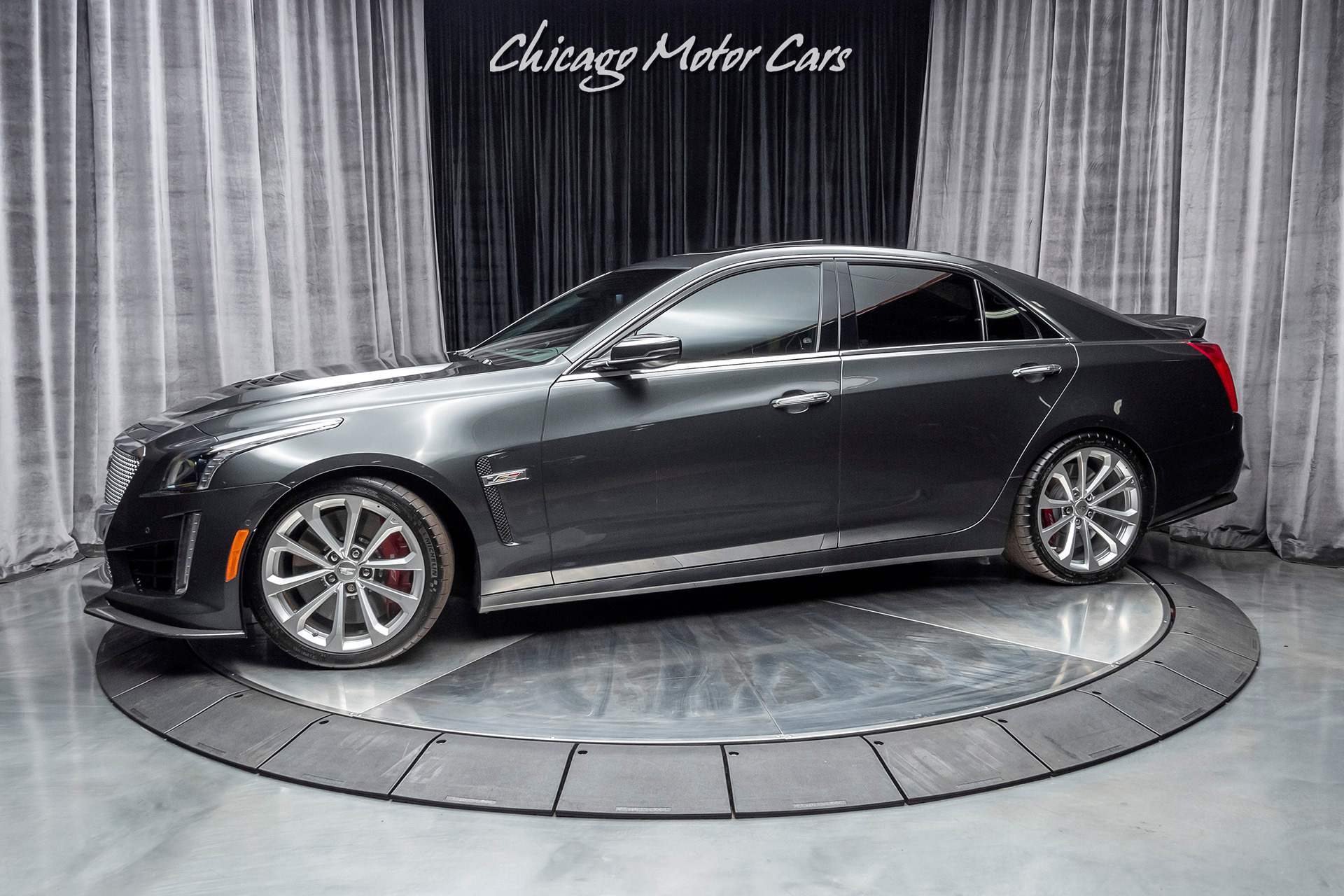 Used 2018 Cadillac CTS V Sedan Original MSRP $110K+ CARBON FIBER PACKAGE & RECARO RACING SEATS! for sale Sold at Chicago Motor Cars in West Chicago IL 60185 1