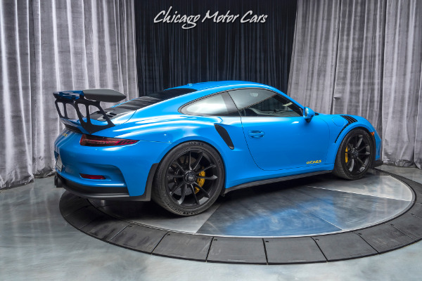 Used 2016 Porsche 911 GT3 RS PTS Voodoo Blue RARE Only 3200 Miles PCCBs Axle Lift LOADED for sale Sold at Chicago Motor Cars in West Chicago IL 60185 5