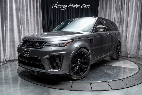 Used 2019 Land Rover Range Rover Sport SVR SUV Original MSRP $137K+ LOADED WITH FACTORY OPTIONS! ONLY 8K MILES! for sale Sold at Chicago Motor Cars in West Chicago IL 60185 2