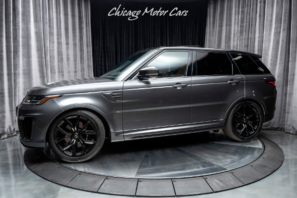 Used 2019 Land Rover Range Rover Sport SVR SUV Original MSRP $137K+ LOADED WITH FACTORY OPTIONS! ONLY 8K MILES! for sale Sold at Chicago Motor Cars in West Chicago IL 60185 1
