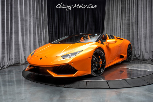 Used 2017 Lamborghini Huracan LP 610-4 Spyder MSRP $312K+ CUSTOM EXTERIOR & INTERIOR! for sale Sold at Chicago Motor Cars in West Chicago IL 60185 2