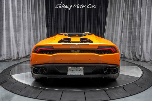 Used 2017 Lamborghini Huracan LP 610-4 Spyder MSRP $312K+ CUSTOM EXTERIOR & INTERIOR! for sale Sold at Chicago Motor Cars in West Chicago IL 60185 4