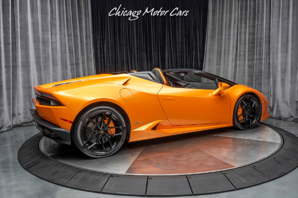 Used 2017 Lamborghini Huracan LP 610-4 Spyder MSRP $312K+ CUSTOM EXTERIOR & INTERIOR! for sale Sold at Chicago Motor Cars in West Chicago IL 60185 5