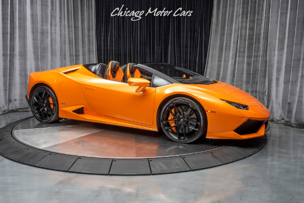 Used 2017 Lamborghini Huracan LP 610-4 Spyder MSRP $312K+ CUSTOM EXTERIOR & INTERIOR! for sale Sold at Chicago Motor Cars in West Chicago IL 60185 6