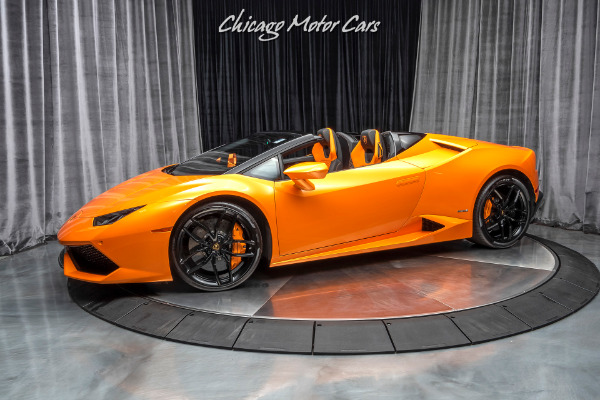 Used 2017 Lamborghini Huracan LP 610-4 Spyder MSRP $312K+ CUSTOM EXTERIOR & INTERIOR! for sale Sold at Chicago Motor Cars in West Chicago IL 60185 1