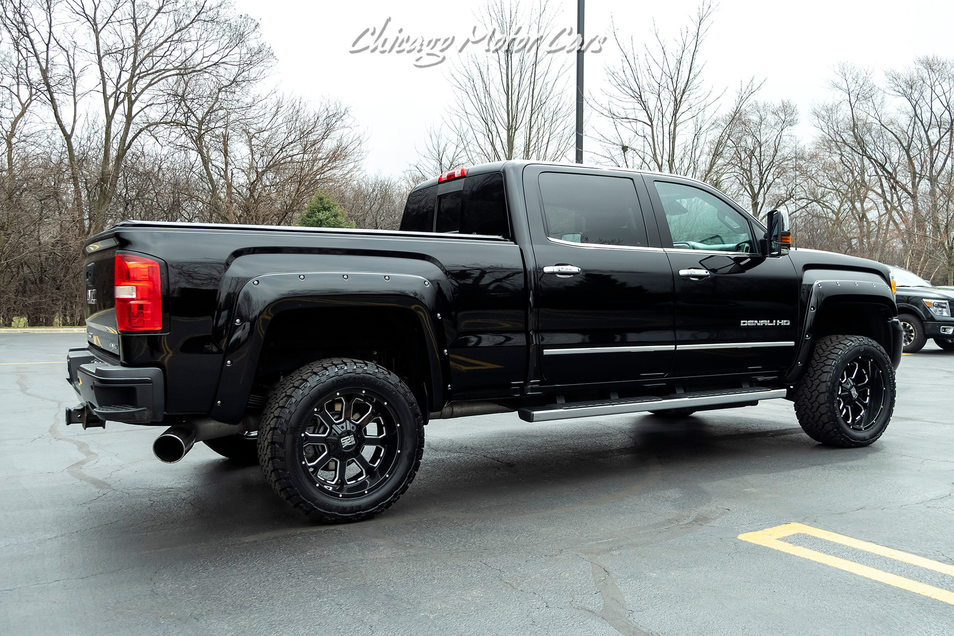 Used-2015-GMC-Sierra-3500HD-Denali-4x4-Duramax-Diesel-PICKUP-TRUCK-LIFTED-WHEELS-EXHAUST