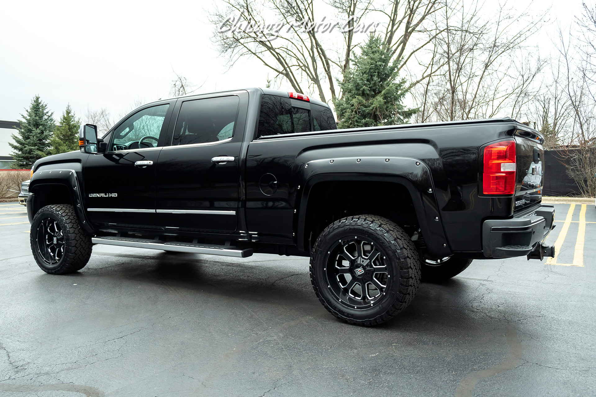 Used-2015-GMC-Sierra-3500HD-Denali-4x4-Duramax-Diesel-PICKUP-TRUCK-LIFTED-WHEELS-EXHAUST