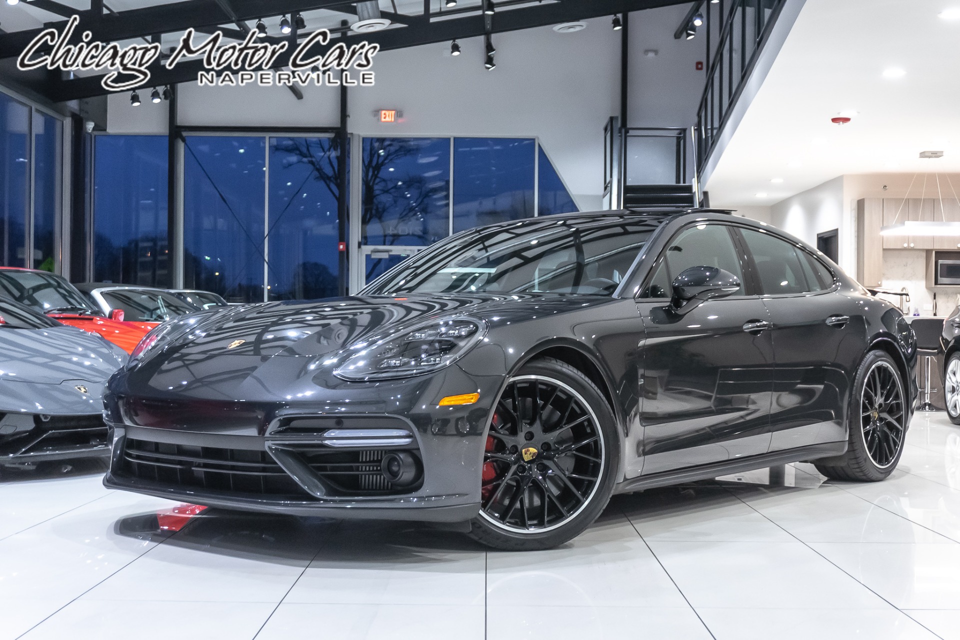 Used 2018 Porsche Panamera Turbo Sedan Original MSRP $174k+ SPORT PKG! PREMIUM PKG! for sale Sold at Chicago Motor Cars in West Chicago IL 60185 1