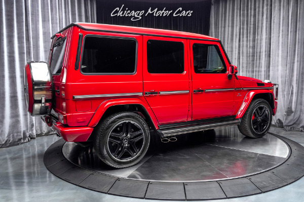 Used-2017-Mercedes-Benz-G63-AMG-RARE-DESIGNO-MANUFAKTUR-Mars-RED-MSRP-157k