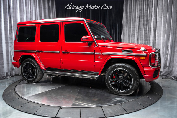 Used 2017 Mercedes-Benz G63 AMG *RARE! DESIGNO MANUFAKTUR Mars RED* MSRP $157k+ for sale Sold at Chicago Motor Cars in West Chicago IL 60185 6