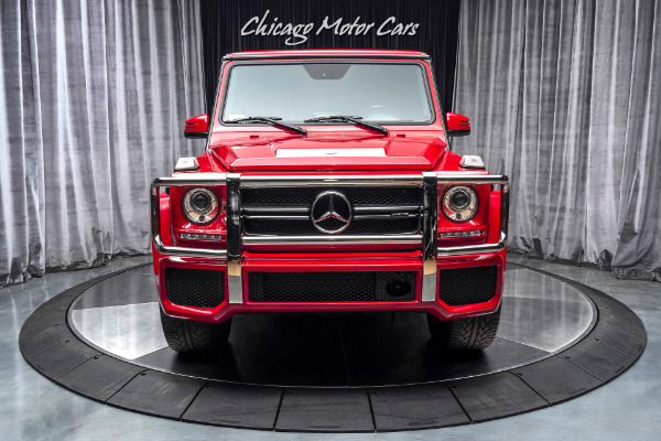 Used-2017-Mercedes-Benz-G63-AMG-RARE-DESIGNO-MANUFAKTUR-Mars-RED-MSRP-157k