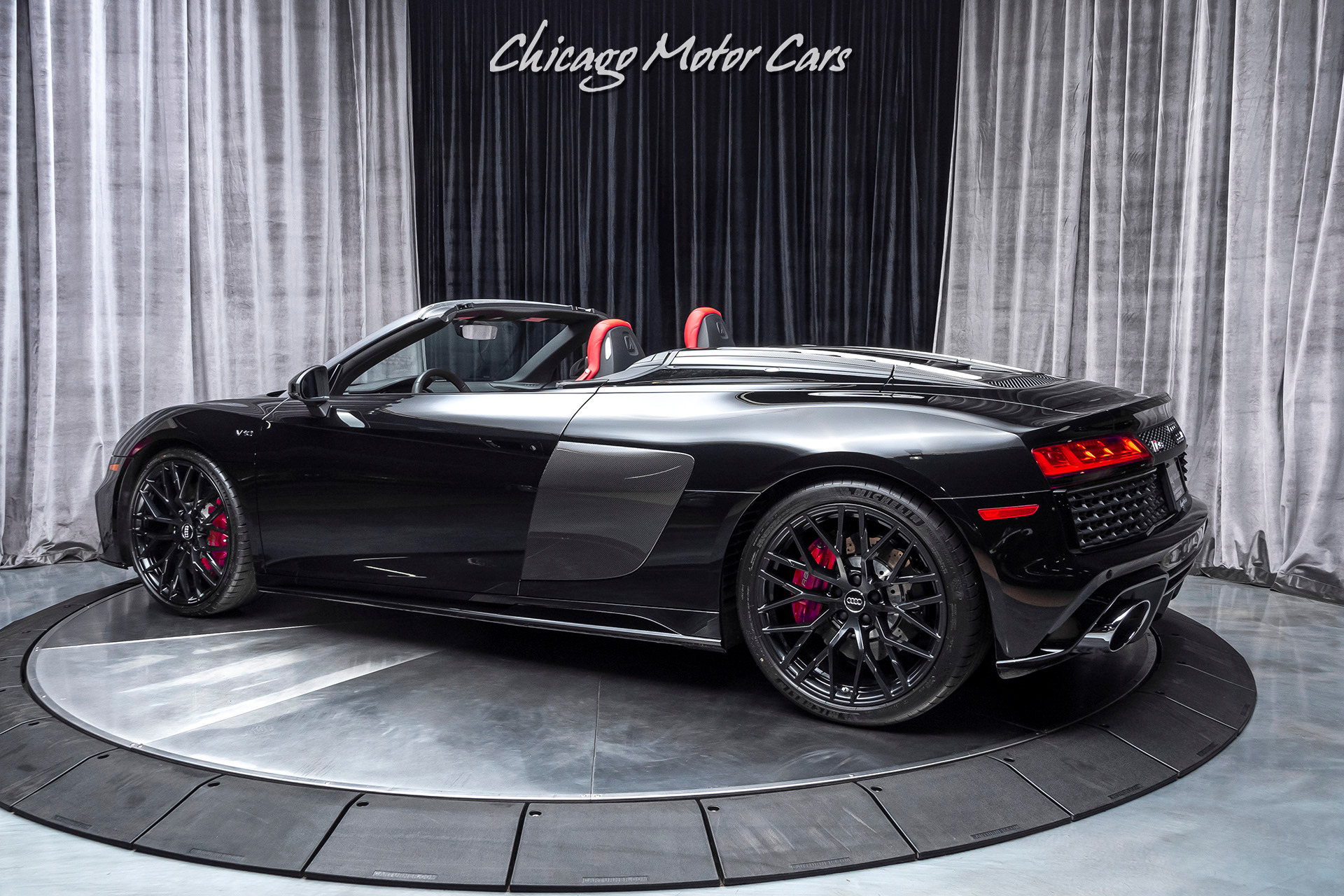 Black Audi R8 Convertible