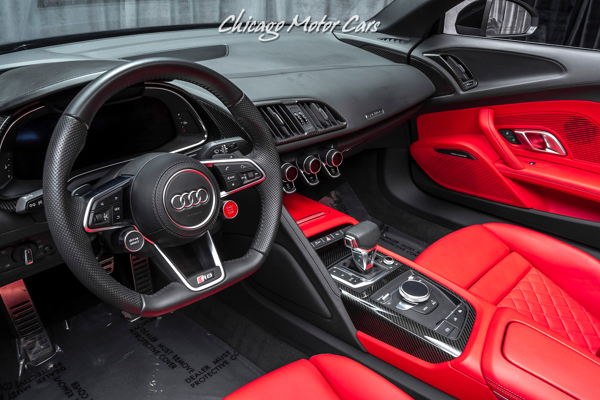 Audi R8 Spyder V10 RWS Interior Design - YouTube