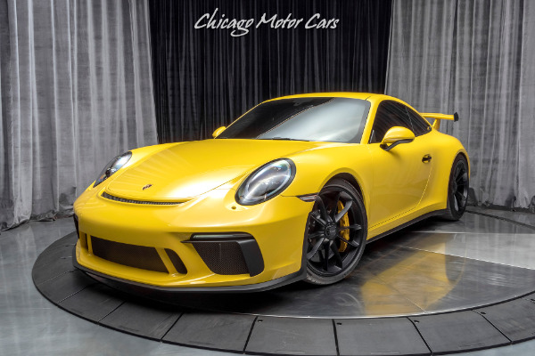 Used 2018 Porsche 911 GT3 Coupe MSRP $185k+ CERAMIC COATED! PDK TRANS! ONLY 2K MILES! for sale Sold at Chicago Motor Cars in West Chicago IL 60185 2