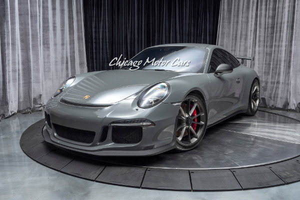 Used 2015 Porsche 911 GT3 Coupe 18-Way ADAPTIVE SPORT Seats! GMG Exhaust LOADED Nardo Wrap for sale Sold at Chicago Motor Cars in West Chicago IL 60185 2