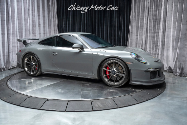 Used 2015 Porsche 911 GT3 Coupe 18-Way ADAPTIVE SPORT Seats! GMG Exhaust LOADED Nardo Wrap for sale Sold at Chicago Motor Cars in West Chicago IL 60185 6