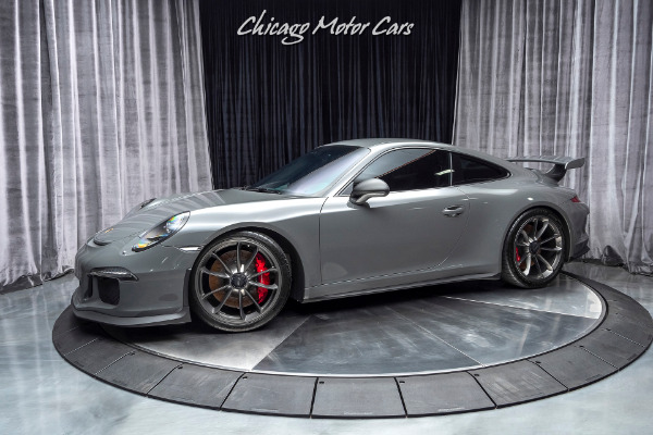 Used 2015 Porsche 911 GT3 Coupe 18-Way ADAPTIVE SPORT Seats! GMG Exhaust LOADED Nardo Wrap for sale Sold at Chicago Motor Cars in West Chicago IL 60185 1