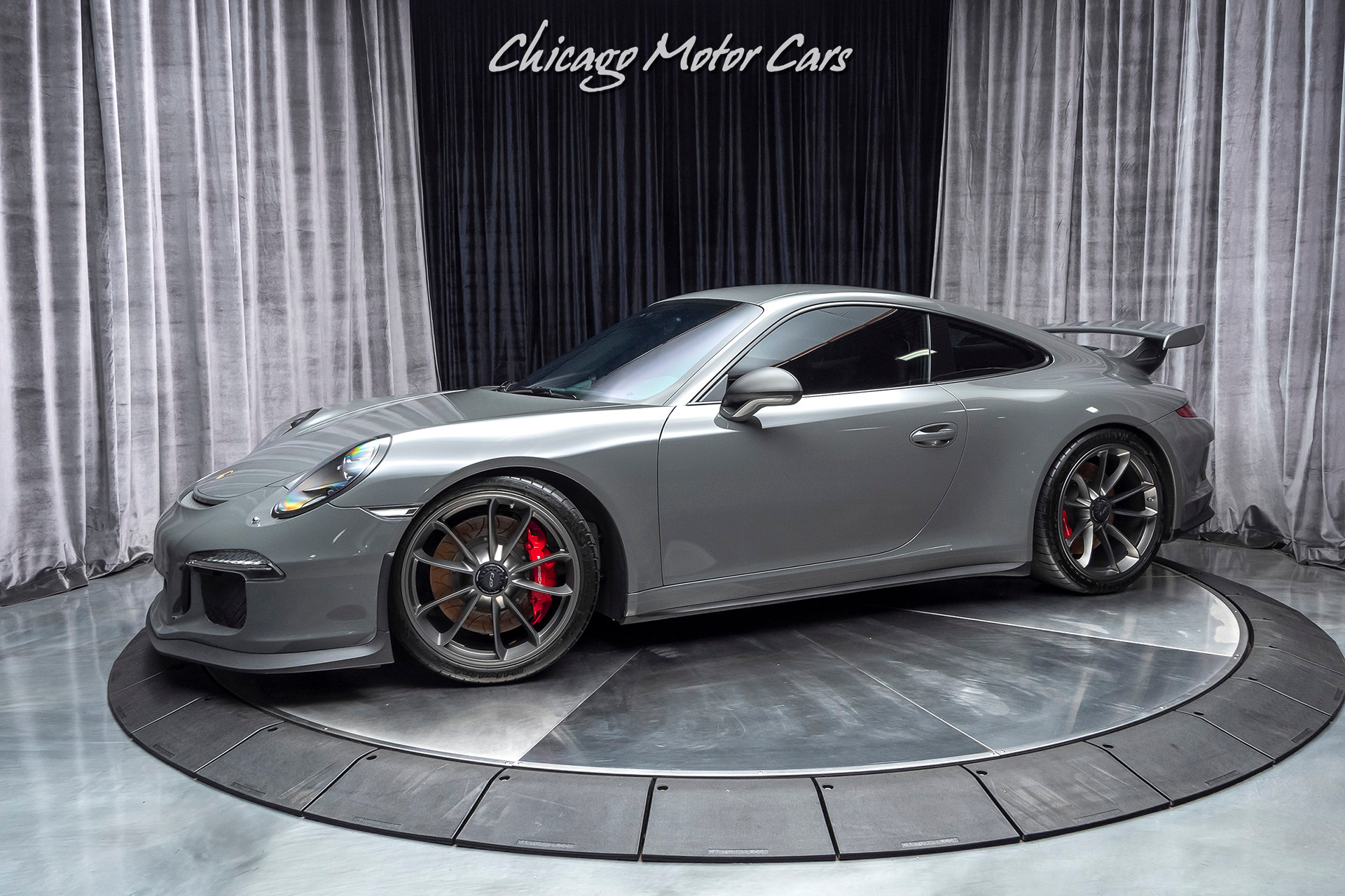 Used 2015 Porsche 911 GT3 Coupe 18-Way ADAPTIVE SPORT Seats! GMG Exhaust LOADED Nardo Wrap for sale Sold at Chicago Motor Cars in West Chicago IL 60185 1