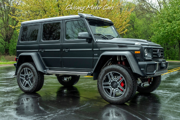 Used 2017 Mercedes-Benz G550 4x4 Squared SUV Brabus Package Matte Black LOADED Carbon Fiber! for sale Sold at Chicago Motor Cars in West Chicago IL 60185 4