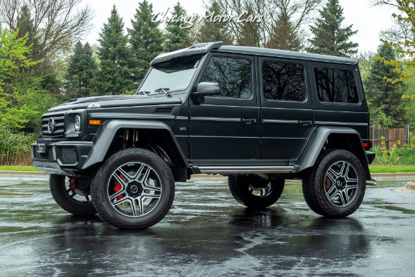 Used 2017 Mercedes-Benz G550 4x4 Squared SUV Brabus Package Matte Black LOADED Carbon Fiber! for sale Sold at Chicago Motor Cars in West Chicago IL 60185 1