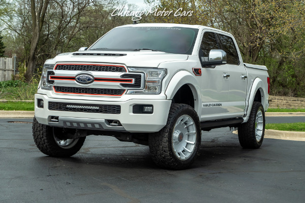 Used 2019 Ford F-150 Harley-Davidson #359 MSRP $97,710 Lariat SuperCrew for sale Sold at Chicago Motor Cars in West Chicago IL 60185 2